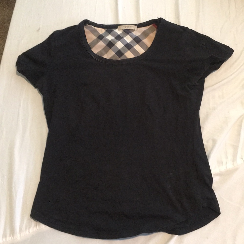 Black Burberry T shirt